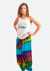 Tie-dye Flow pants - Turquoise ππ