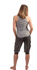 Jodhpur shorts cotton grey alternative yoga shorts