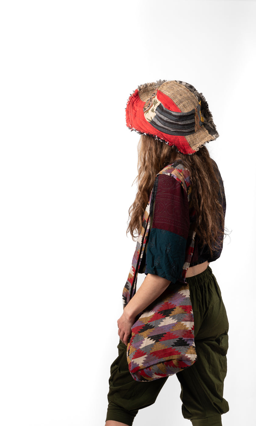 Harmony Hemp Hat each hat is different sun hat. wide brim shapeable