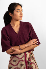 Wrinkle Cotton Top πΏπ