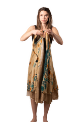 Chameleon Multi-Wear Skirt 🏵️ Beige- no 2 alike