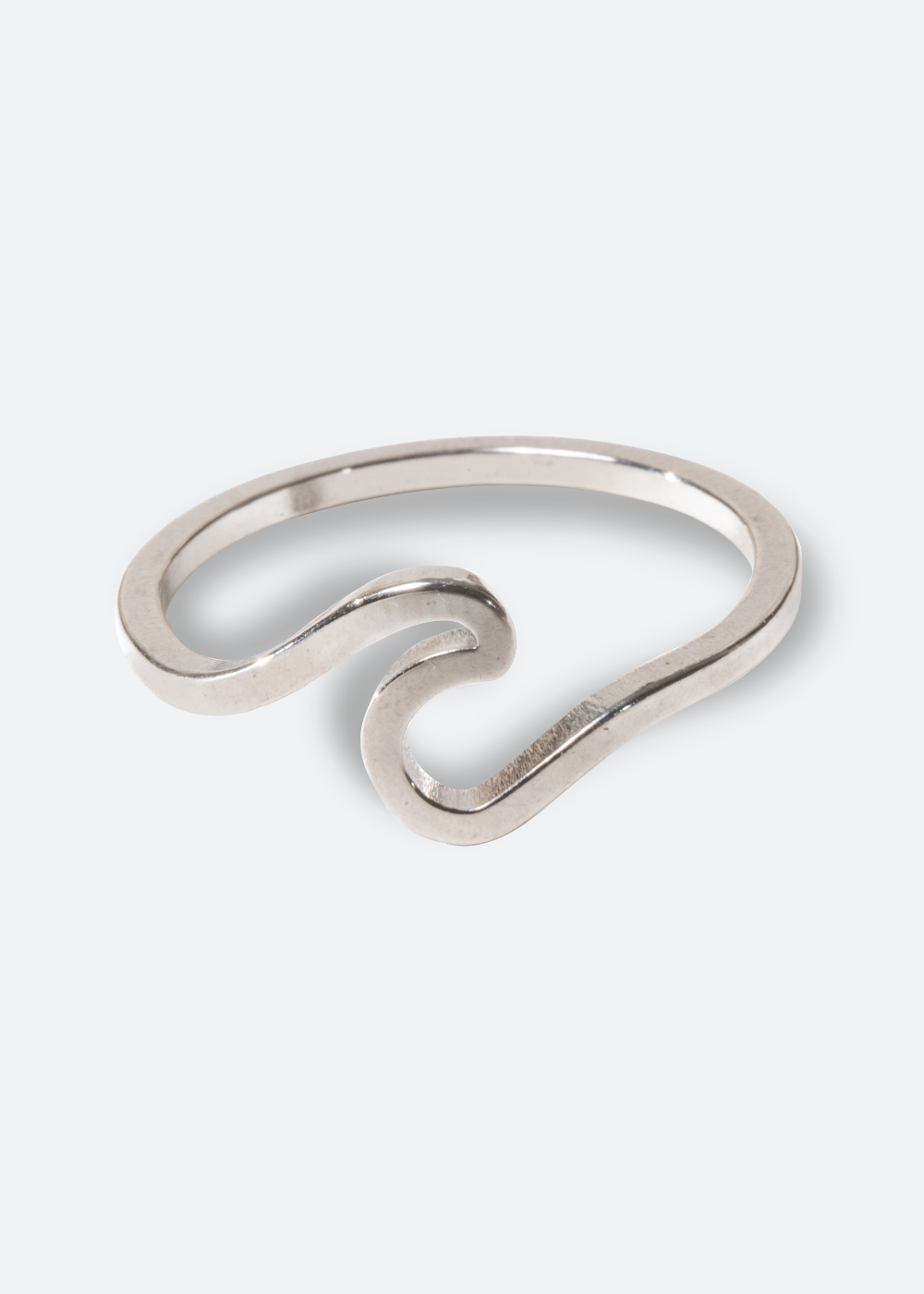 Silver wave ring by Jungle Flare