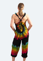 back look of Relaxed Tie-dye Jumpsuit