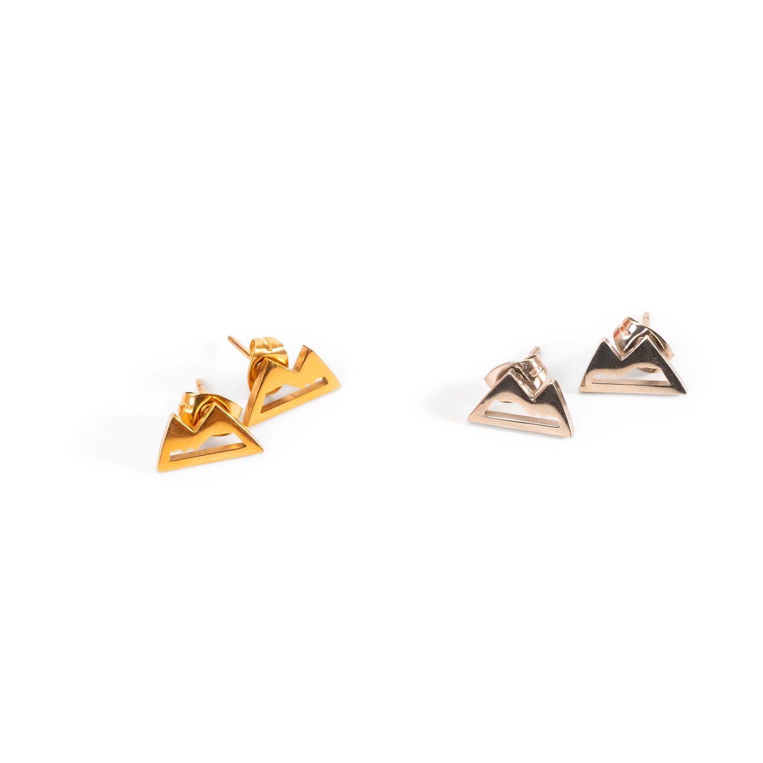 Mountain Stud Earrings 🏔️