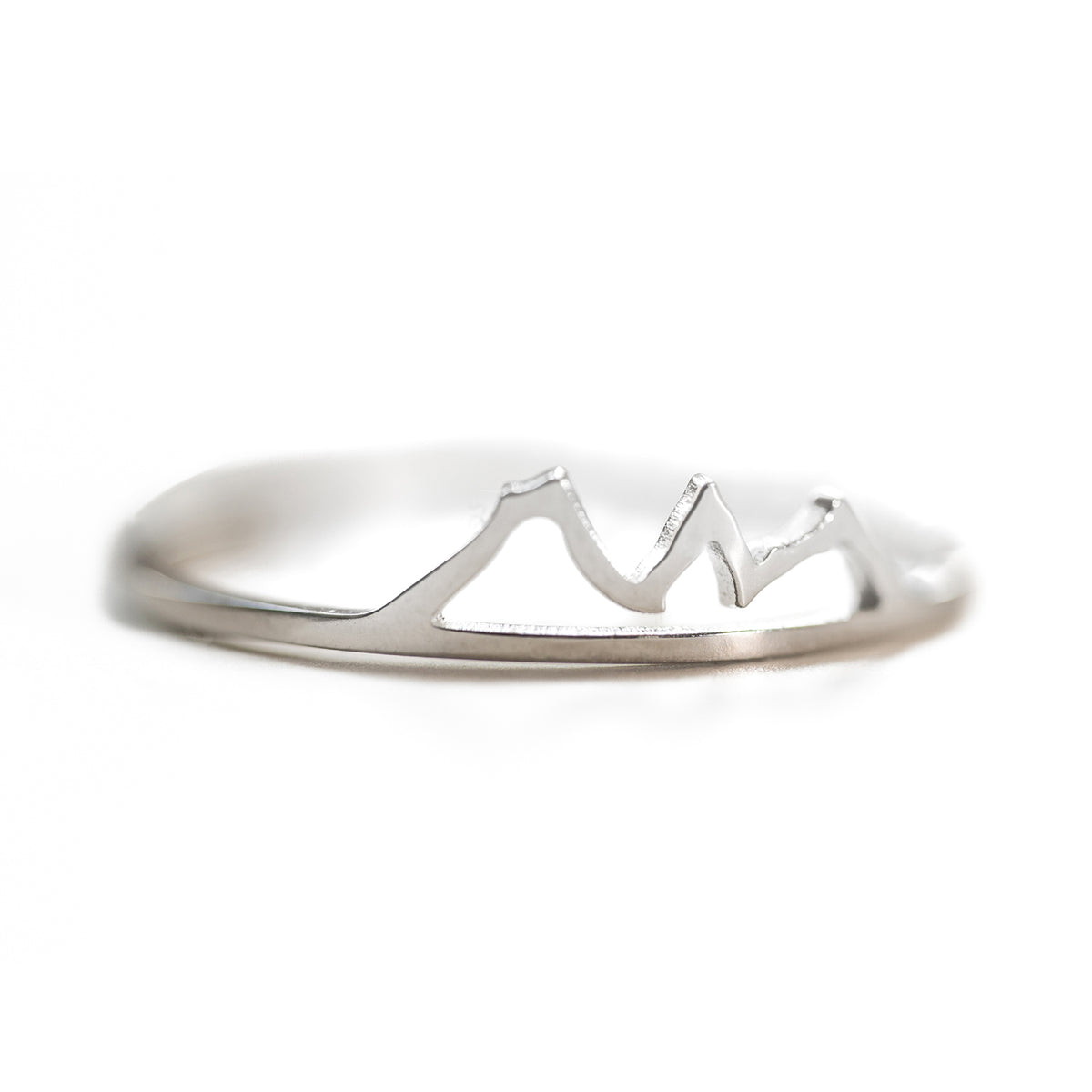 Three Sisters Ring Adjustable thin stainless steel size 6-9 
