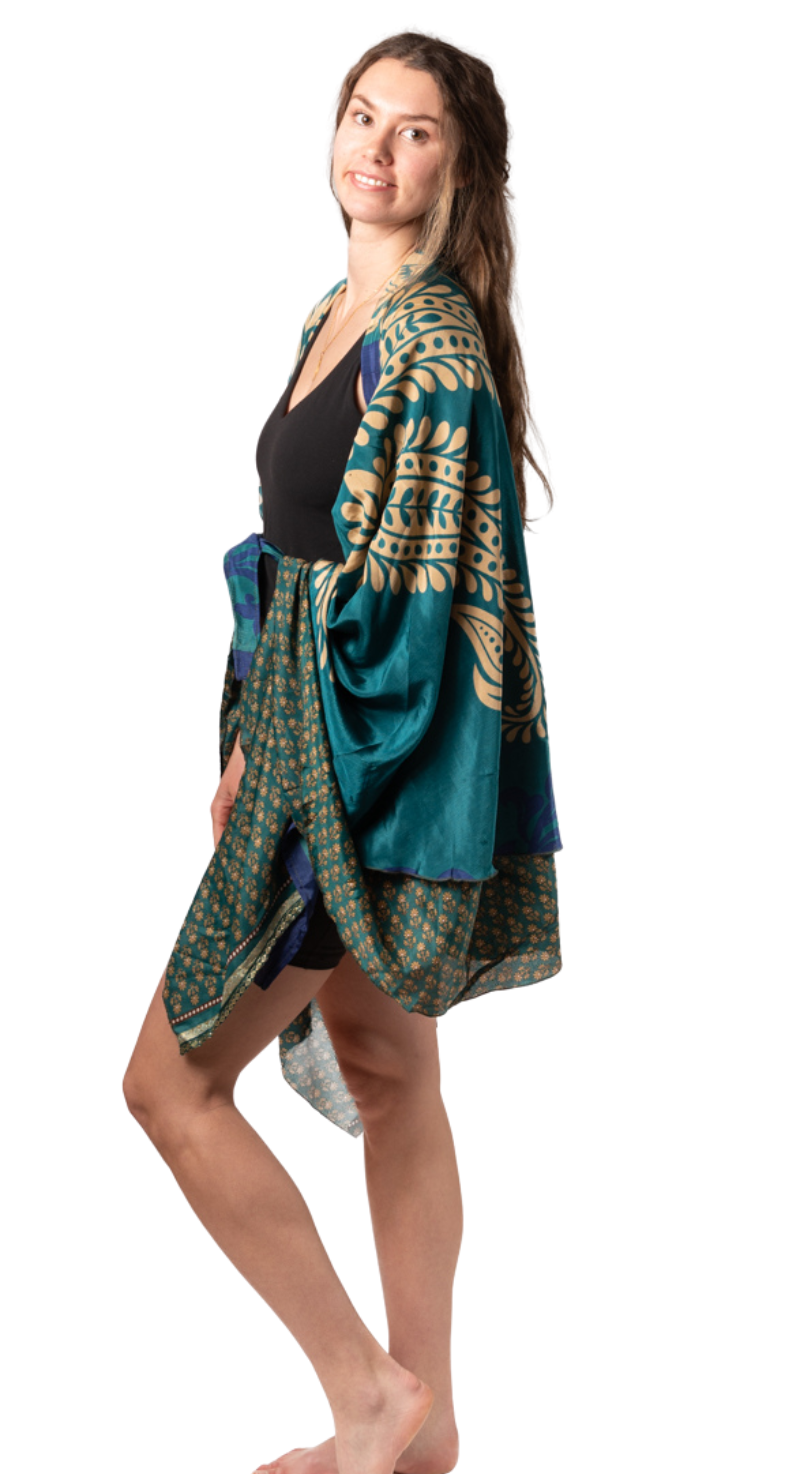 Chameleon Multi-Wear Skirt 💙 Blues  - no 2 alike